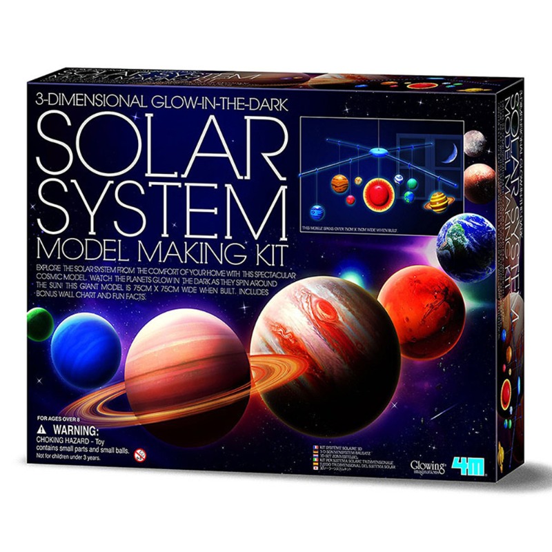 4M 3D Glow In The Dark Solar System Model Making Kit