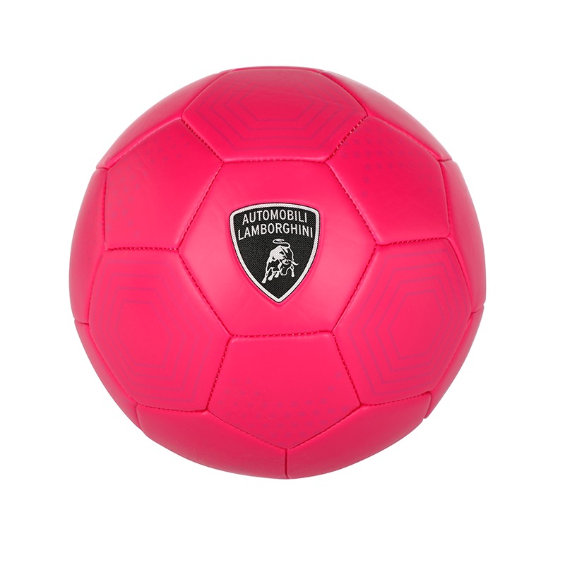Lamborghini Machine Sewing Pvc Soccer Ball Size 5 - Pink