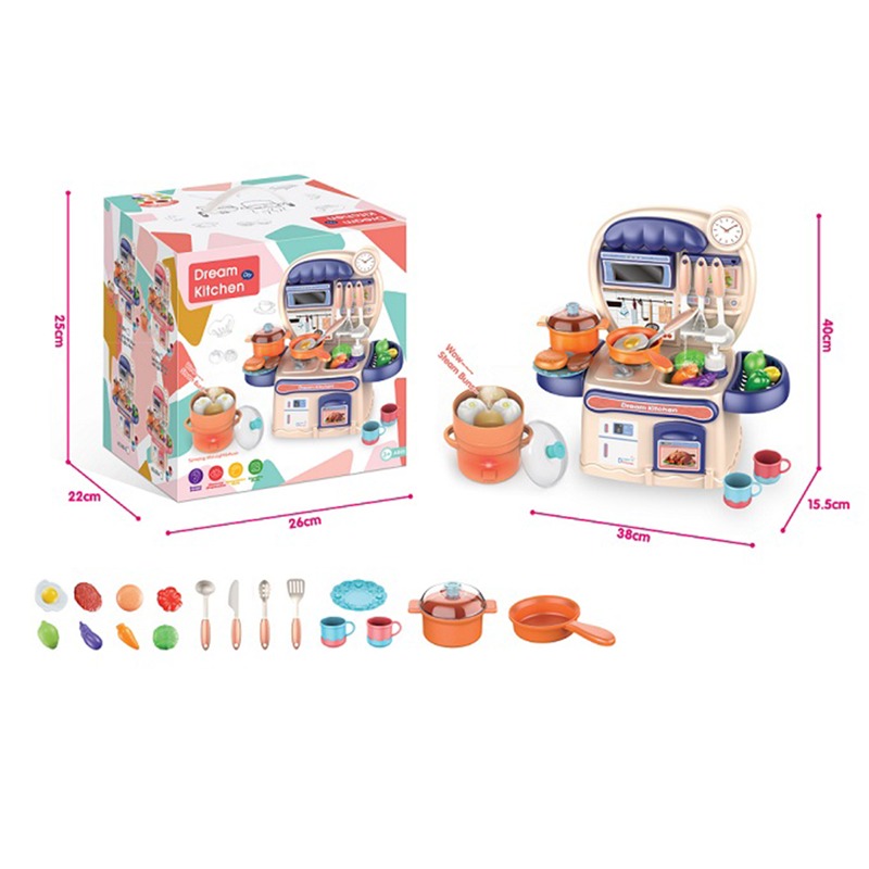 Dream Kitchen Set 18 Pcs - Blue