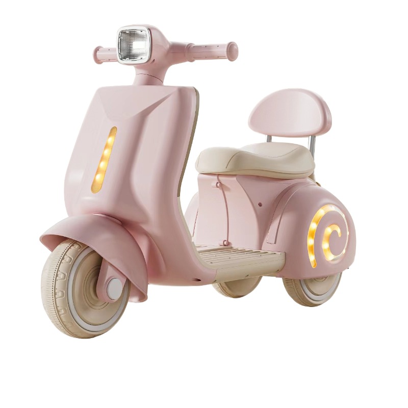 Electric Motor Bike With Music - Pink