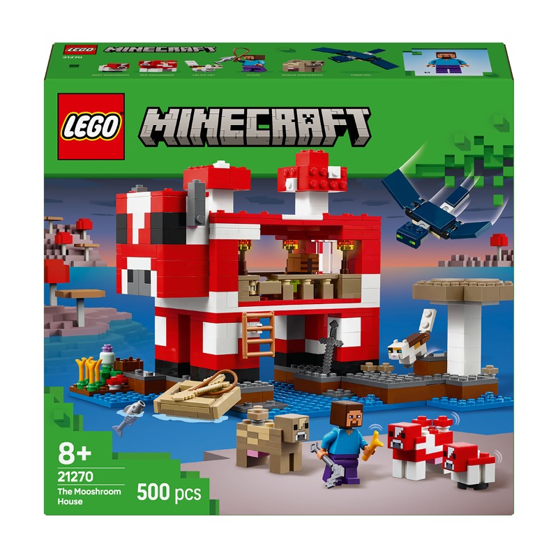 Lego Minecraft The Mooshroom House 21270