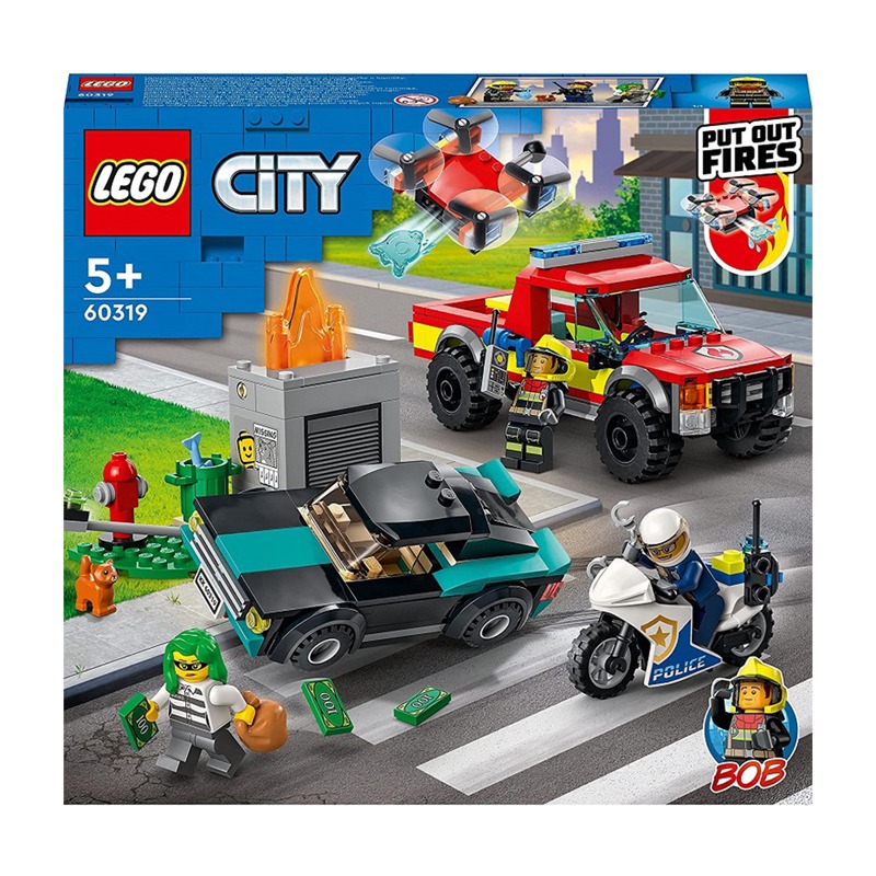 LEGO City Fire Rescue And Police Chase