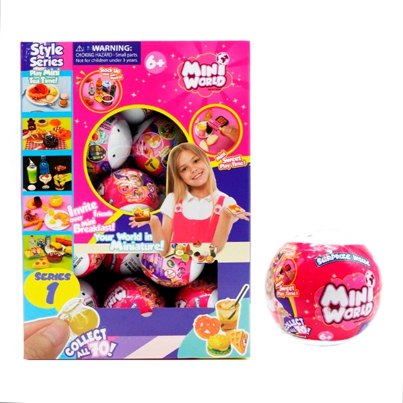 Miniverse Surprises Mini World 70 Collectible Mini Toys Breakfast Set - Assorted