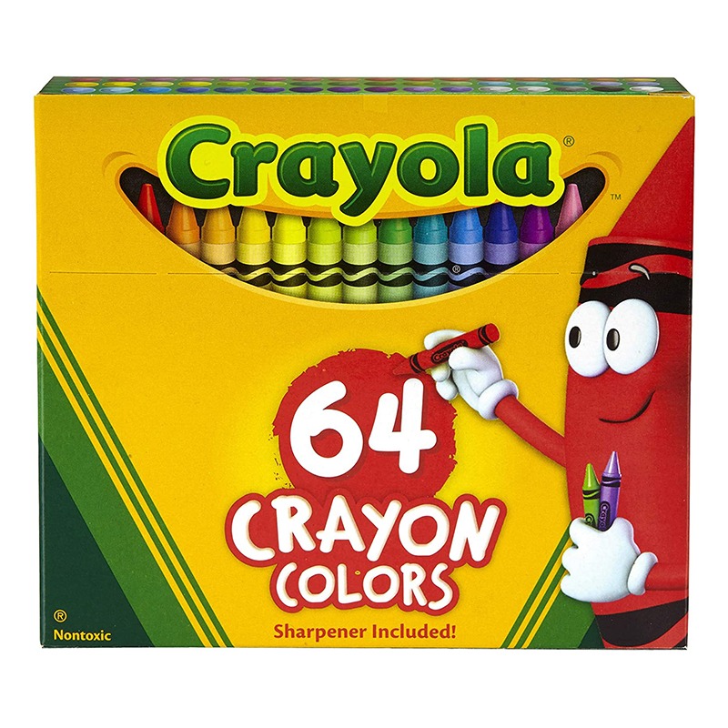 Crayola Crayons Non Peggable - 64 Colors