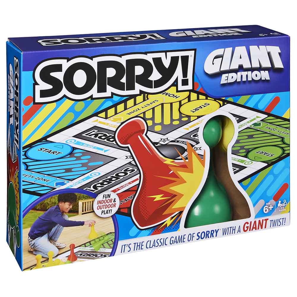 Games Sorry Giant Edition Family Board Game