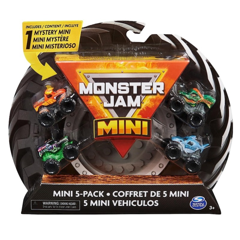 Monster Jam Mini Vehicles 5-Pack