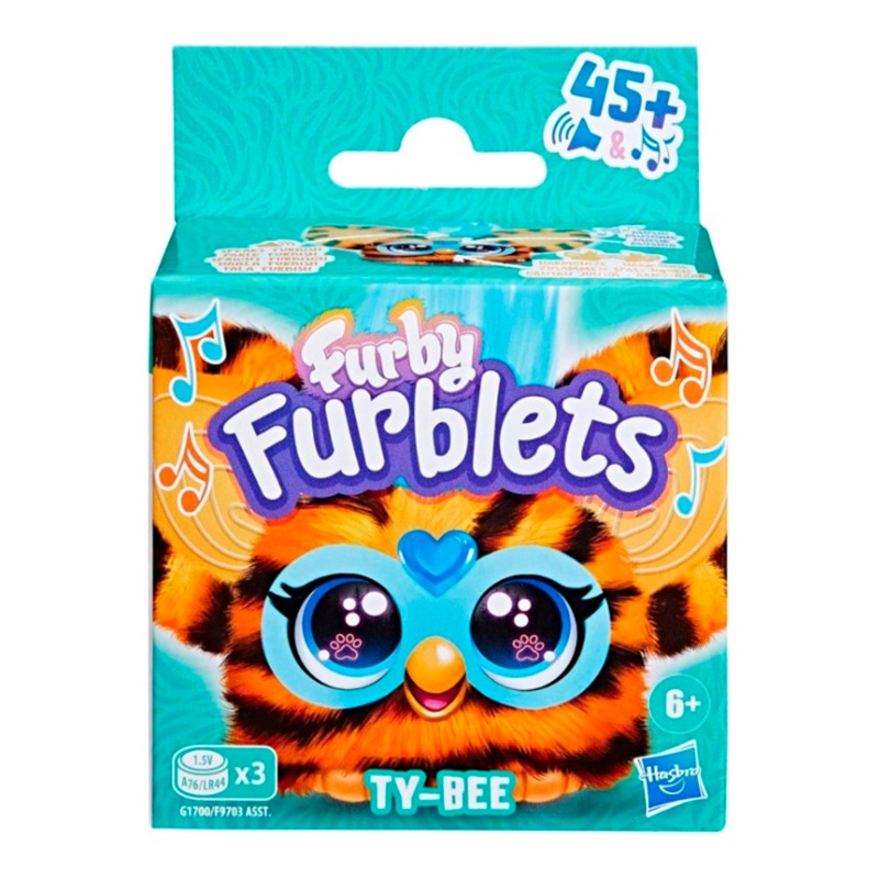 Furby Furblets Ty Bee Mini Friend Plush Toy