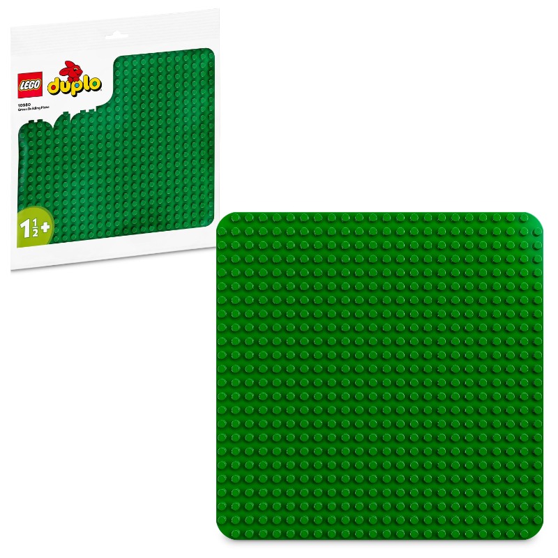 Lego Duplo Green Building Plate 10980