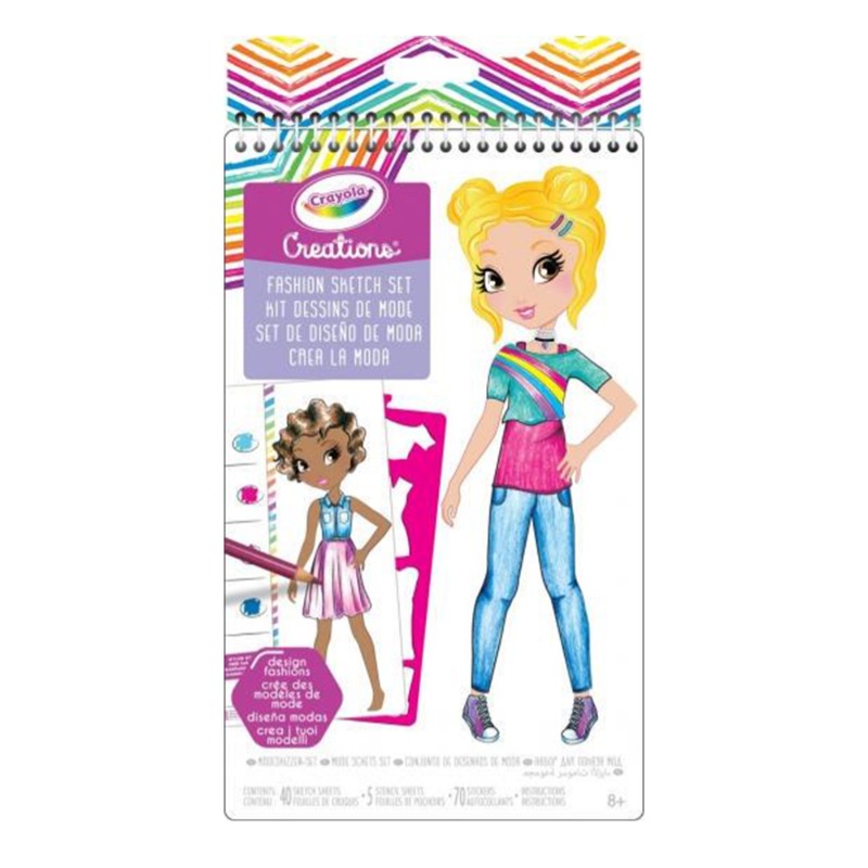 Crayola Creations Compact Fashion Sketch Portfolio