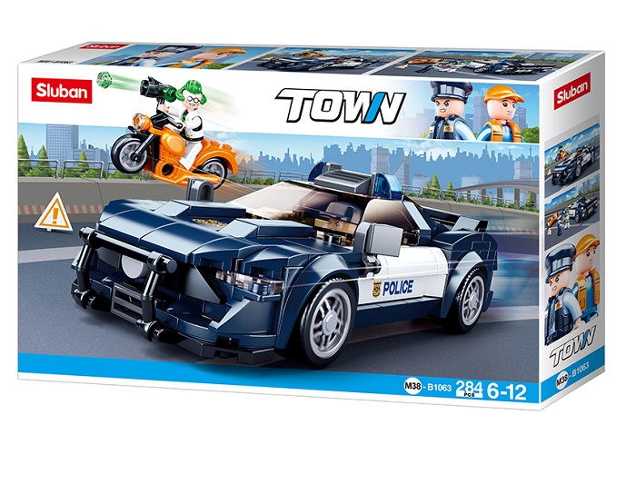 Sluban Police Car Building Kit