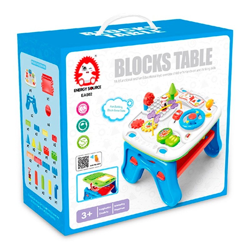 Building Blocks Table - Multicolor