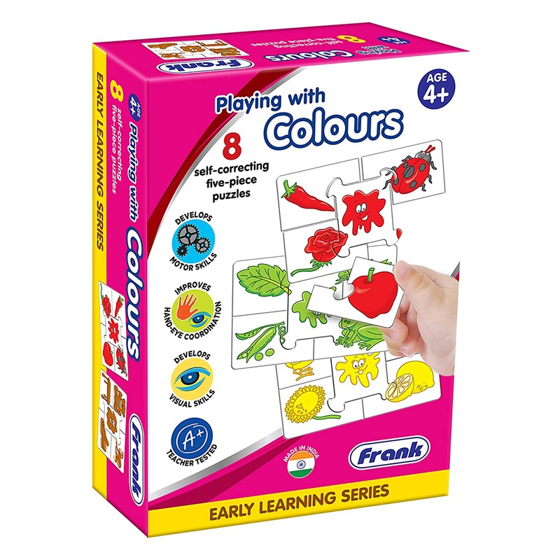 Frank Playing With Colors Puzzle - 40 Pcs