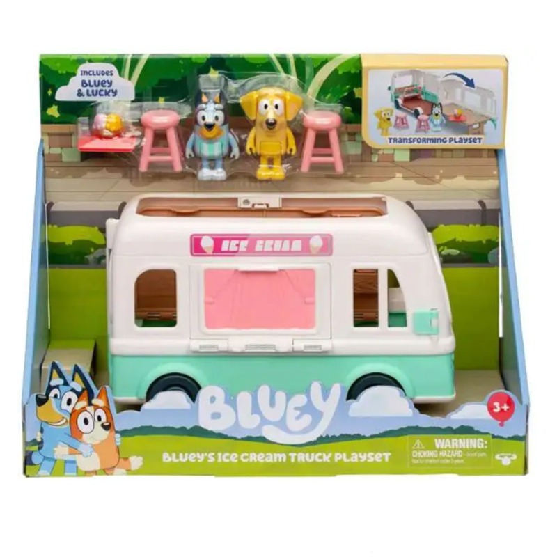 Bluey's Ice Cream Truck Transforming Playset