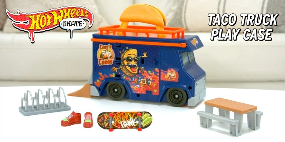 Dabdoob | Hot Wheels Skate Taco Truck Play Case