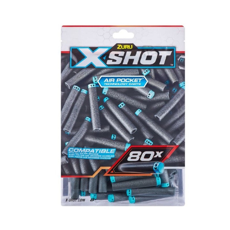 X-Shot Excel Darts Refill Pack - 80 Darts