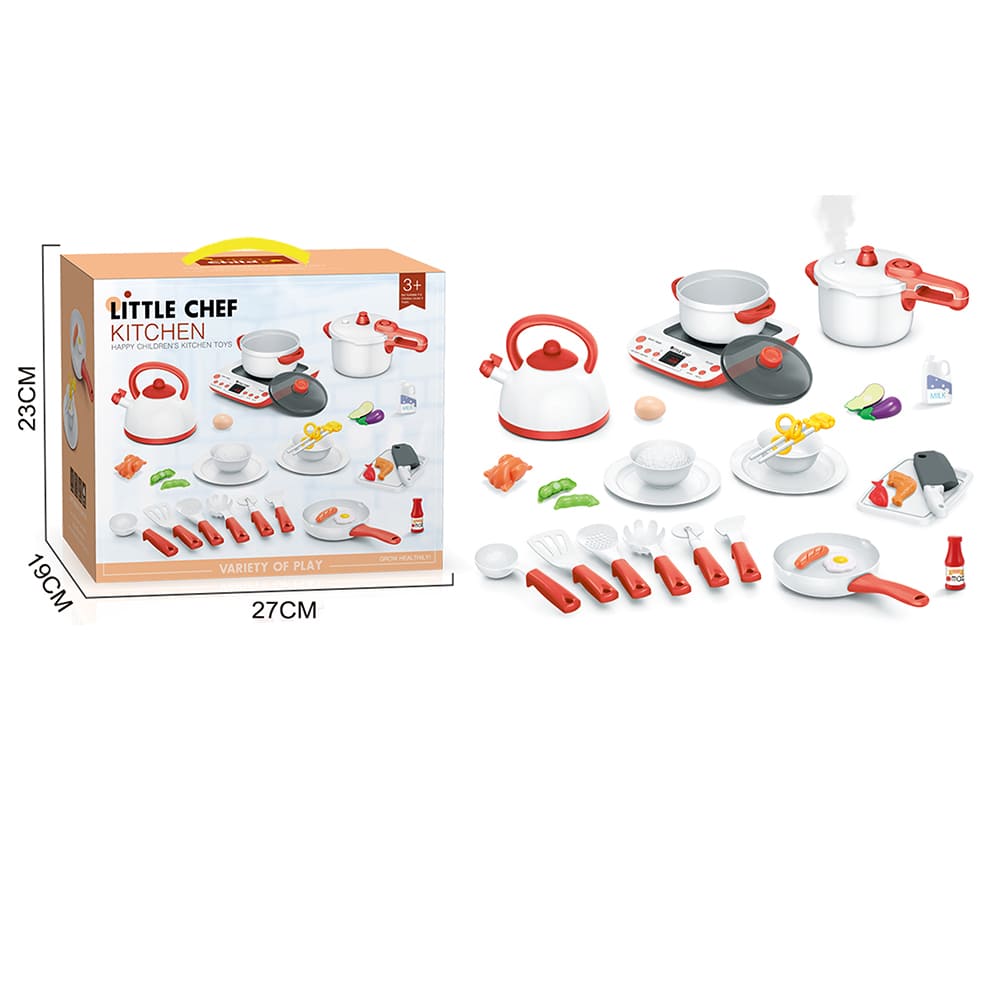 Kitchen Set For Kids with Lights and Sounds
