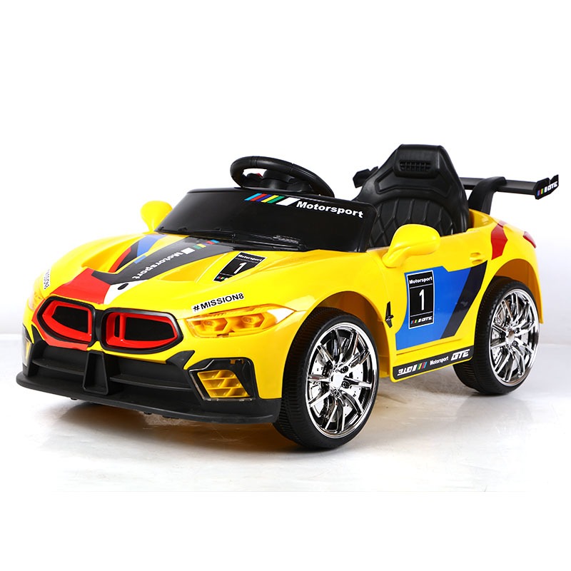 Bmw Design Electric Ride On Car - Yellow