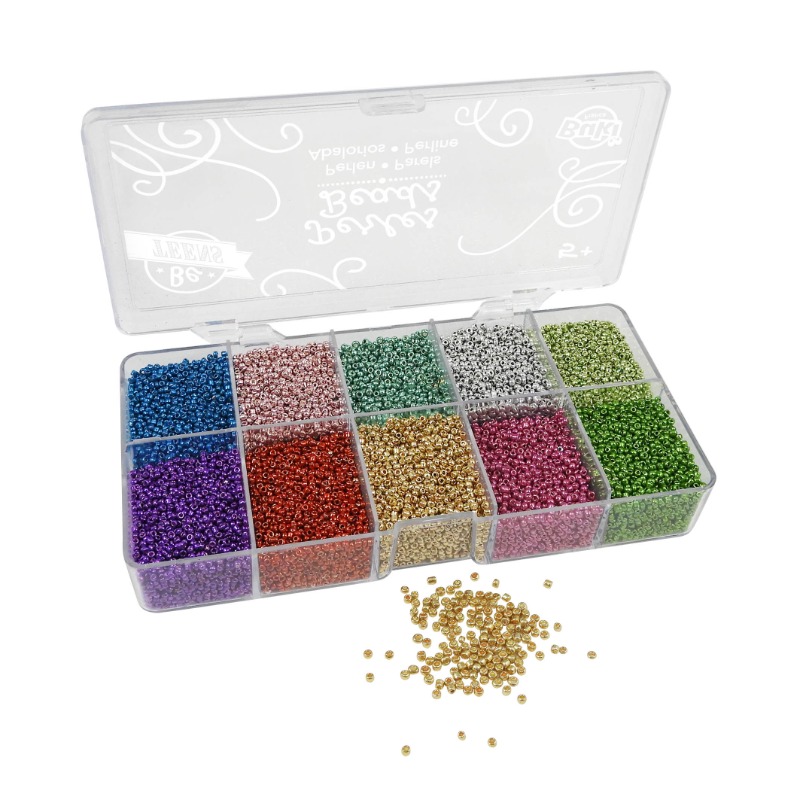 Buki Box Of Metallic Beads