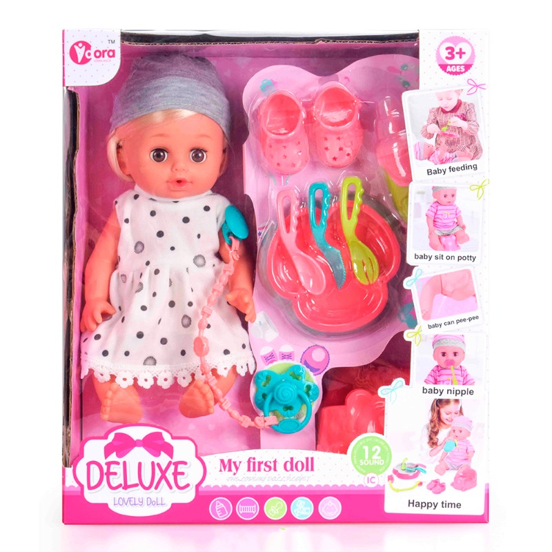 Vdora - Baby Doll Accessories Feeding Playset