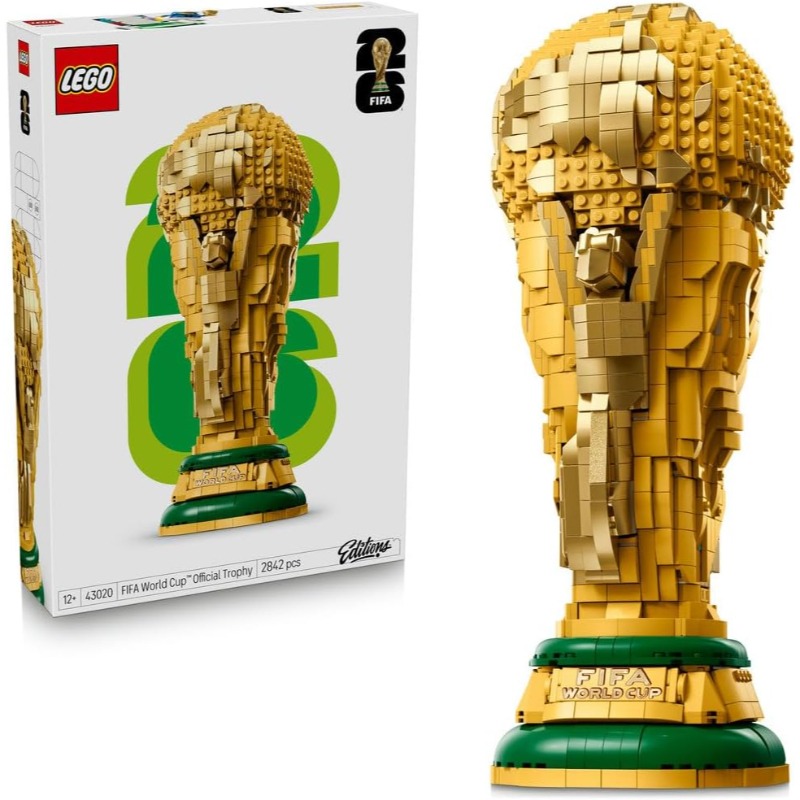 LEGO FIFA World Cup Trophy 2026 3D DIY Building Set