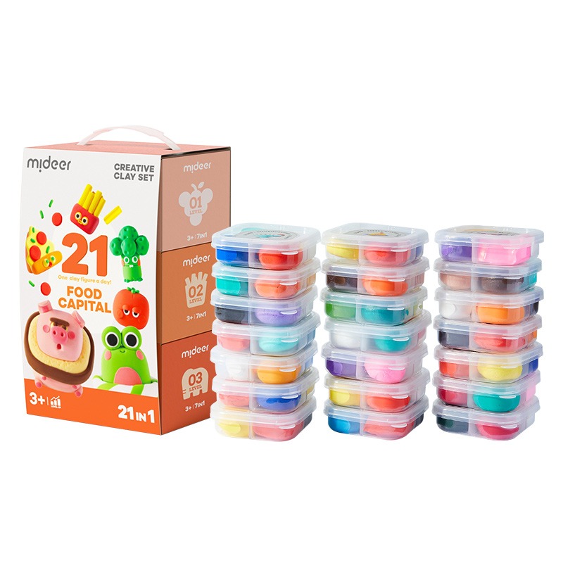 Mideer Creative Clay Set Food Capital