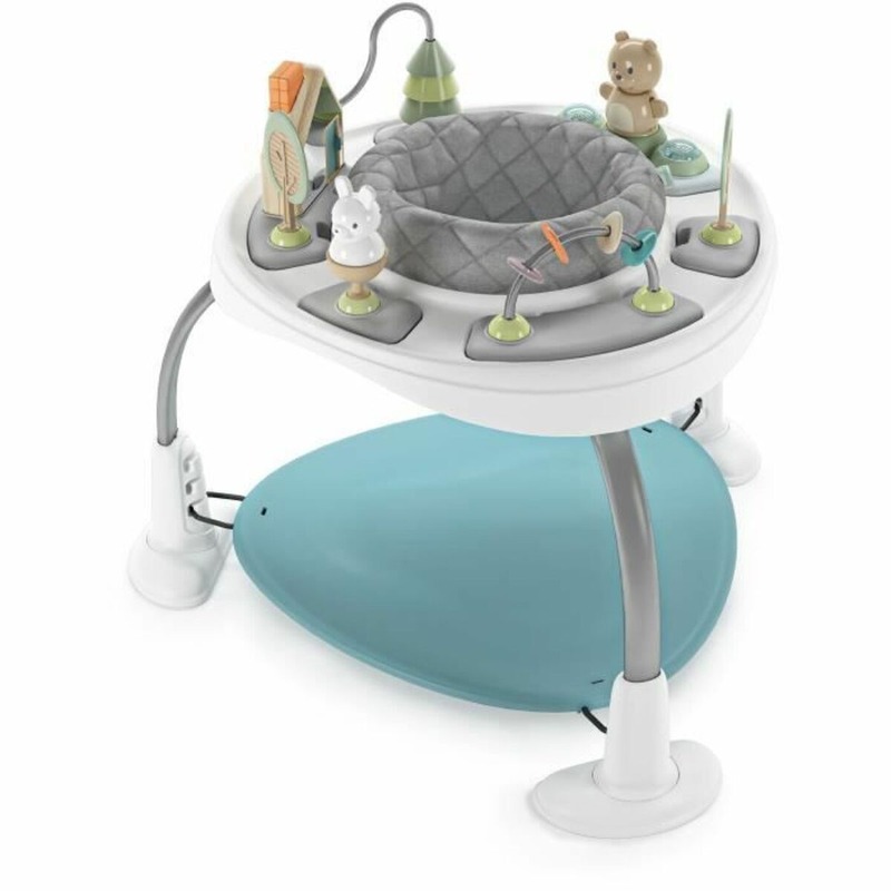 Bright Starts Baby 2 In 1 Activity Center Jumper ِAnd Table - Blue