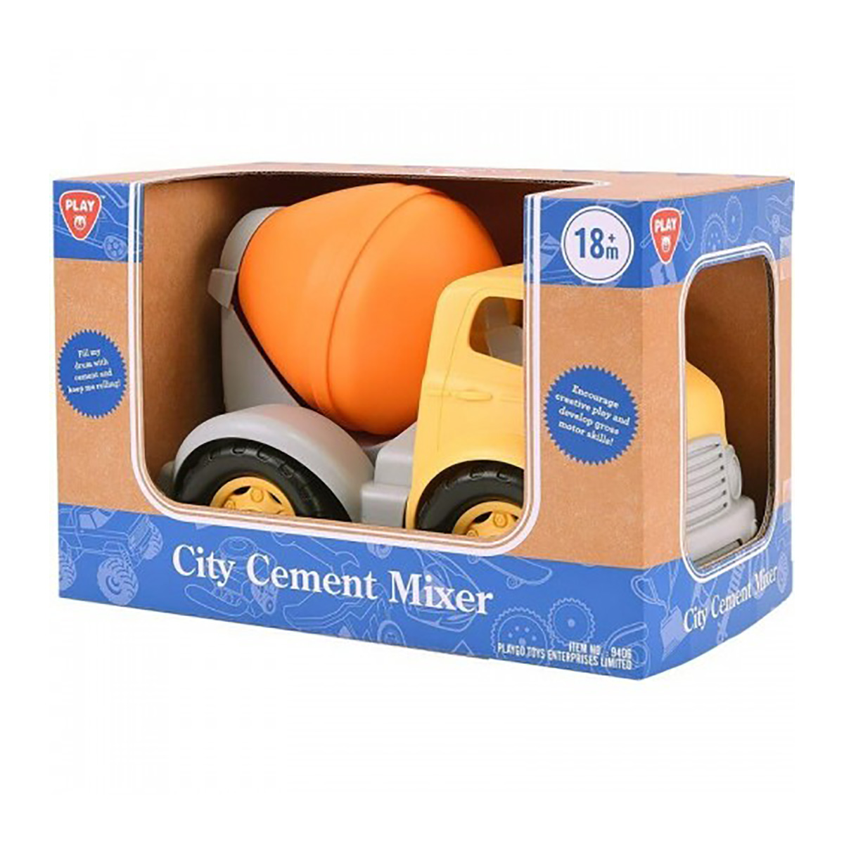 Play Go City Cement Mixer Truck