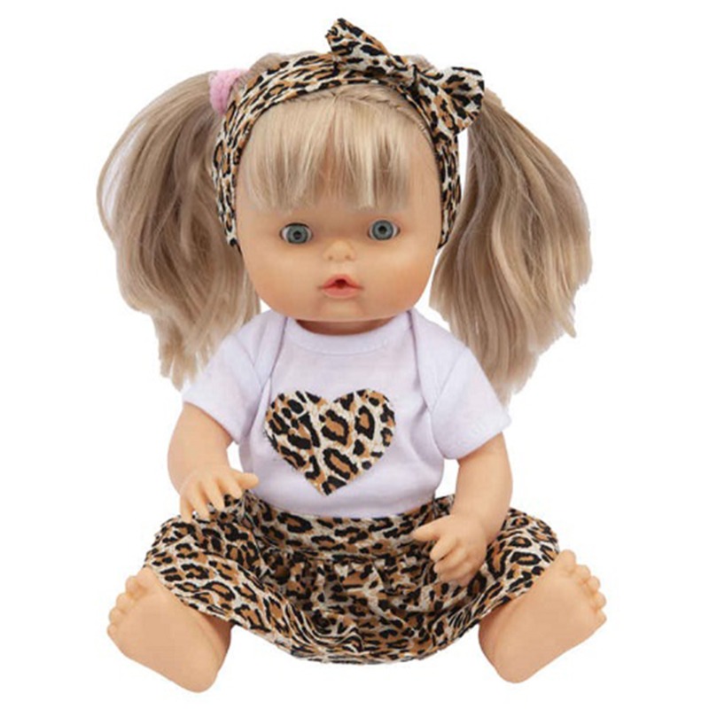 Bambolina Baby Nena Fashion Doll With 3 Extra Dress - 36cm.