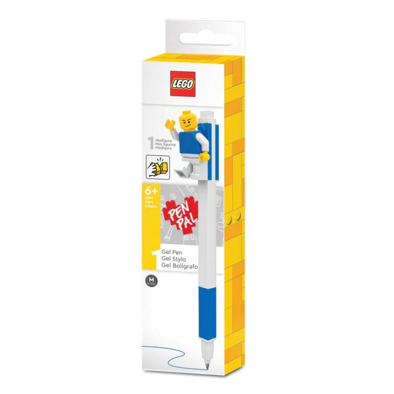 Lego Pen Pal Gel Pen With Minifigure Blue
