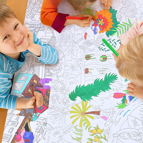 Mideer Giant Coloring Roll-Jungle 10 Meters