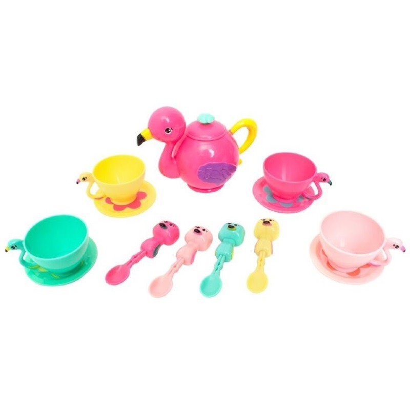 Dabdoob Flamingo Tea Set With Accessories