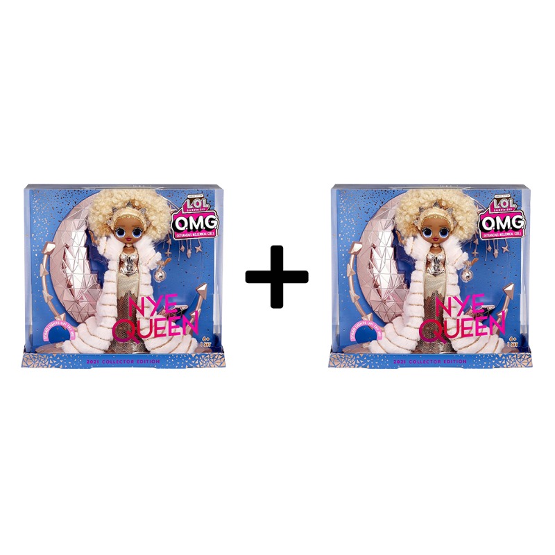 Buy 1 Get 1 - L. O. L. Surprise Bundle Nye Queen Fashion Doll