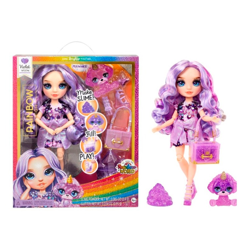 Rainbow High Classic Fashion Doll Violet With Slime - Purple