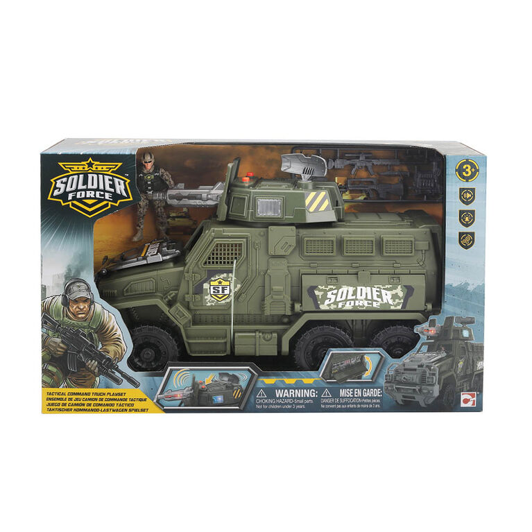 Dabdoob | Soldier Force Tactical Command Truck Playset