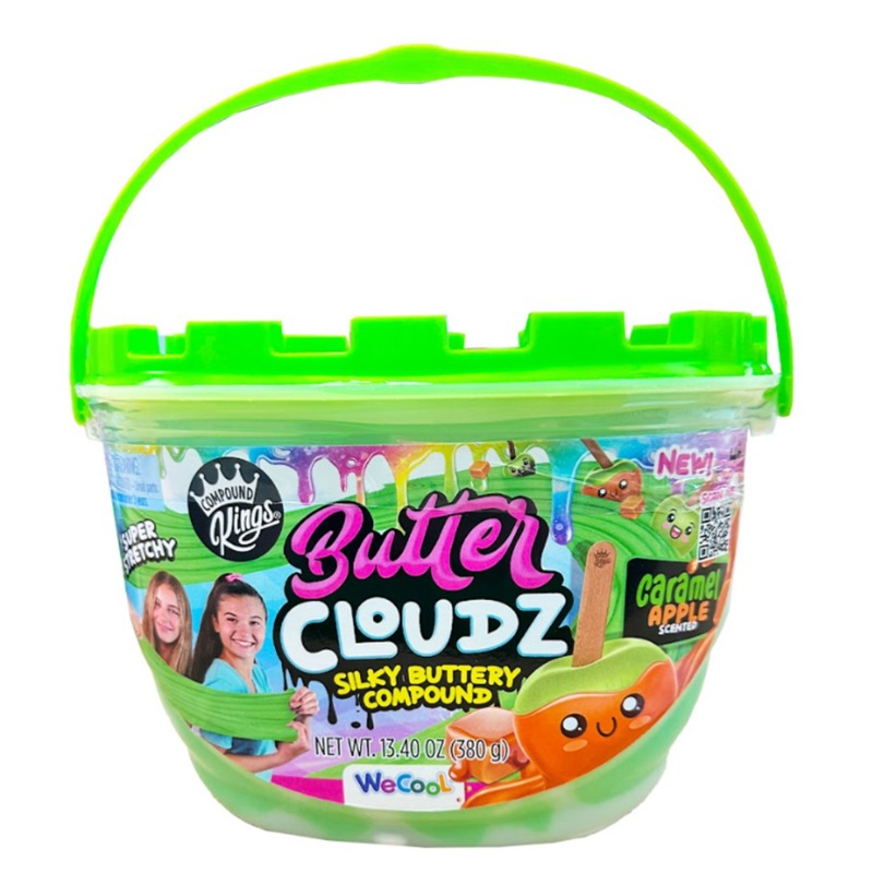 We Cool Slime Butter Clouds Green Apple Candy 380g - Green