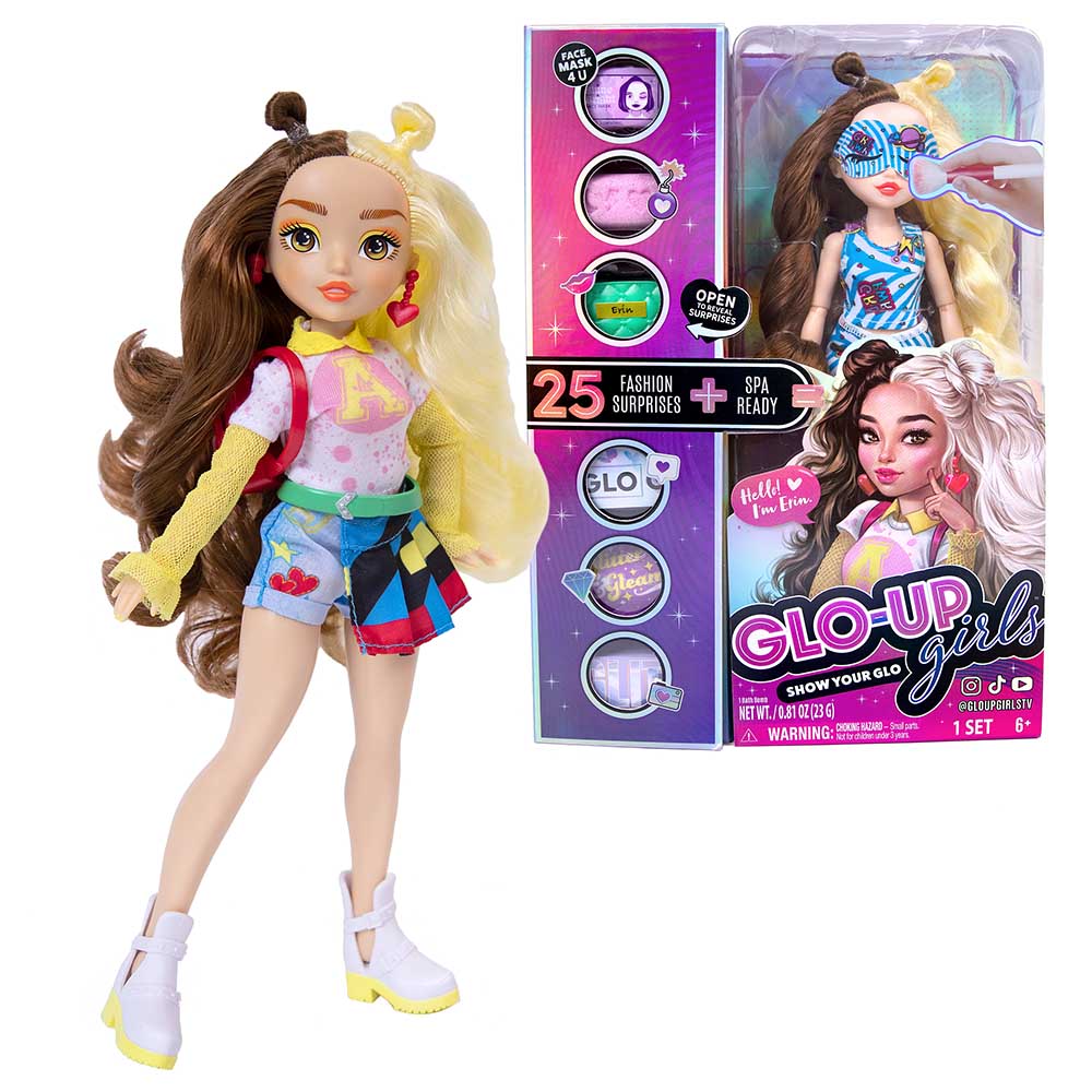 Glo-Up Girls Erin Doll - 25 Surprises