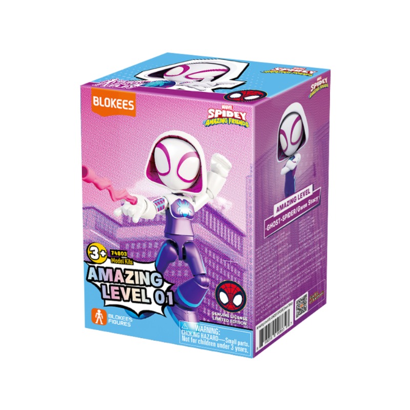 Blokees Marvel Spidey and His Amazing Friends – Ghost-Spider Gwen