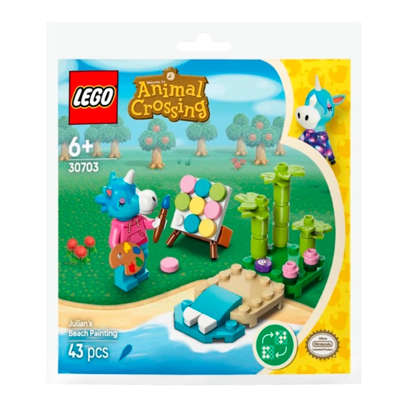 Lego Animal Crossing Julian's Beach Painting 30703