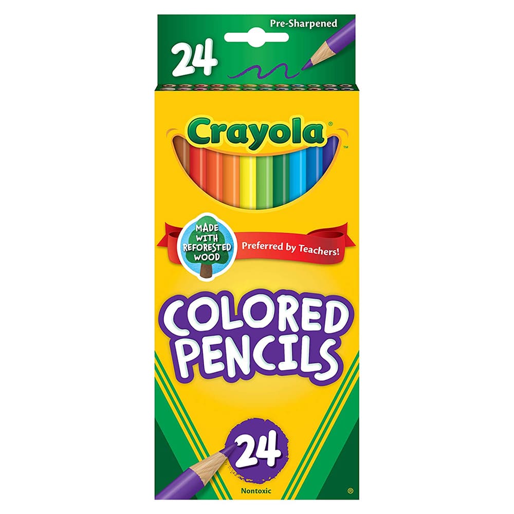 Crayola Colored Pencil Set 24 Colors