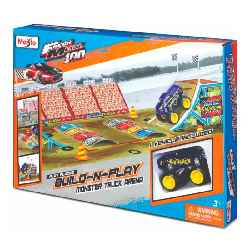 Maisto Fm 100 Build N Play Dirt Track Set