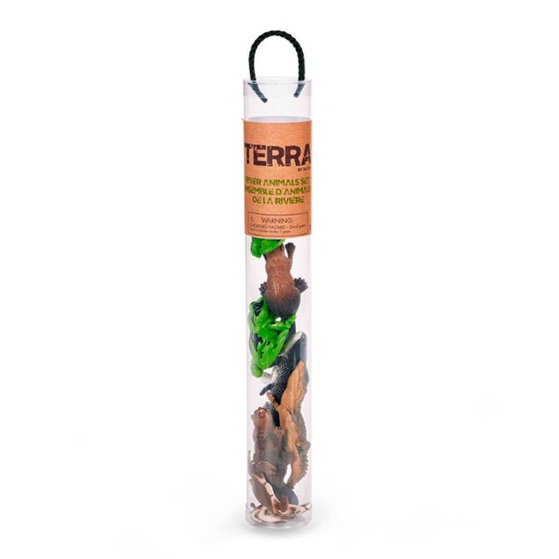 Terra River Animals Tube - 8pcs