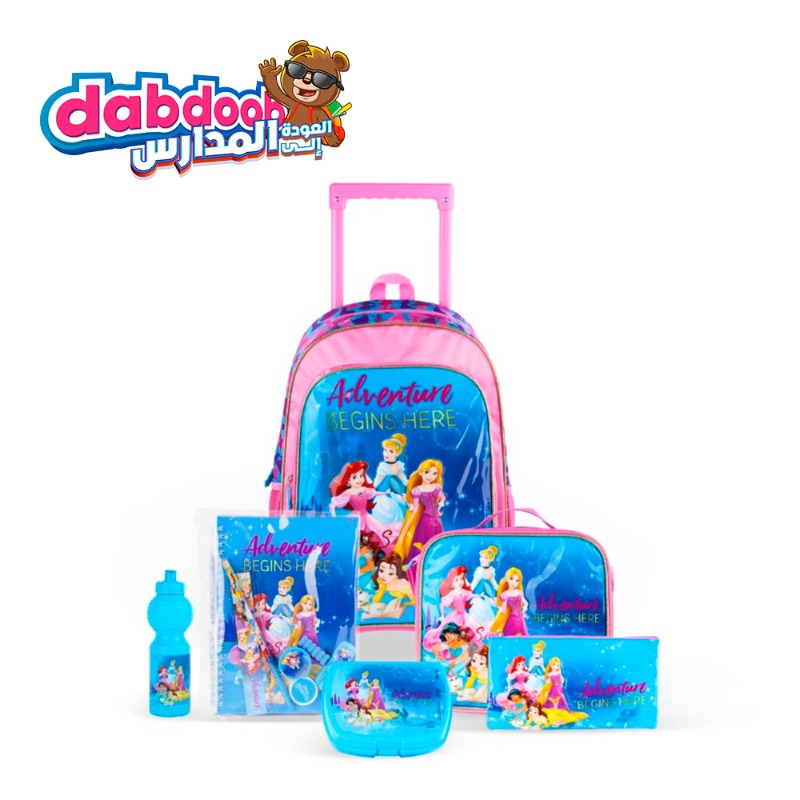 Disney 6in1 Trolley Backpack - Princess Adventure