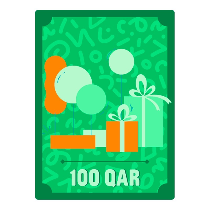 كوبون هدية رقمية 100 ر. ق