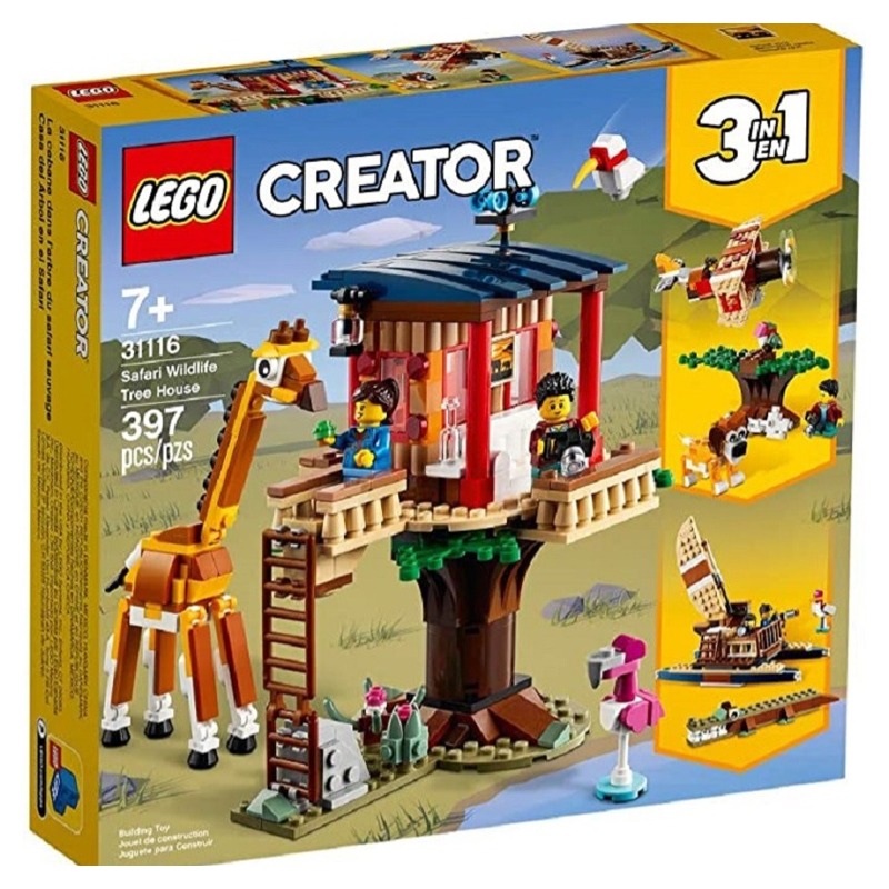 LEGO Creator 3-in-1 Safari Wildlife Tree House