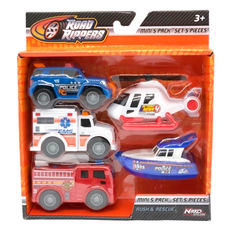Set Of 5 Mini Cars