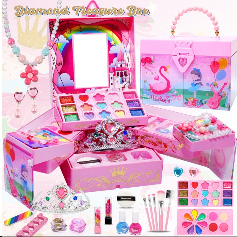 Diamond Trager Box Light Makeup Kit 22 Pieces