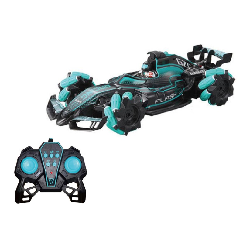 Crazon 2. 4G Musical Smoking Racing Car - Blue