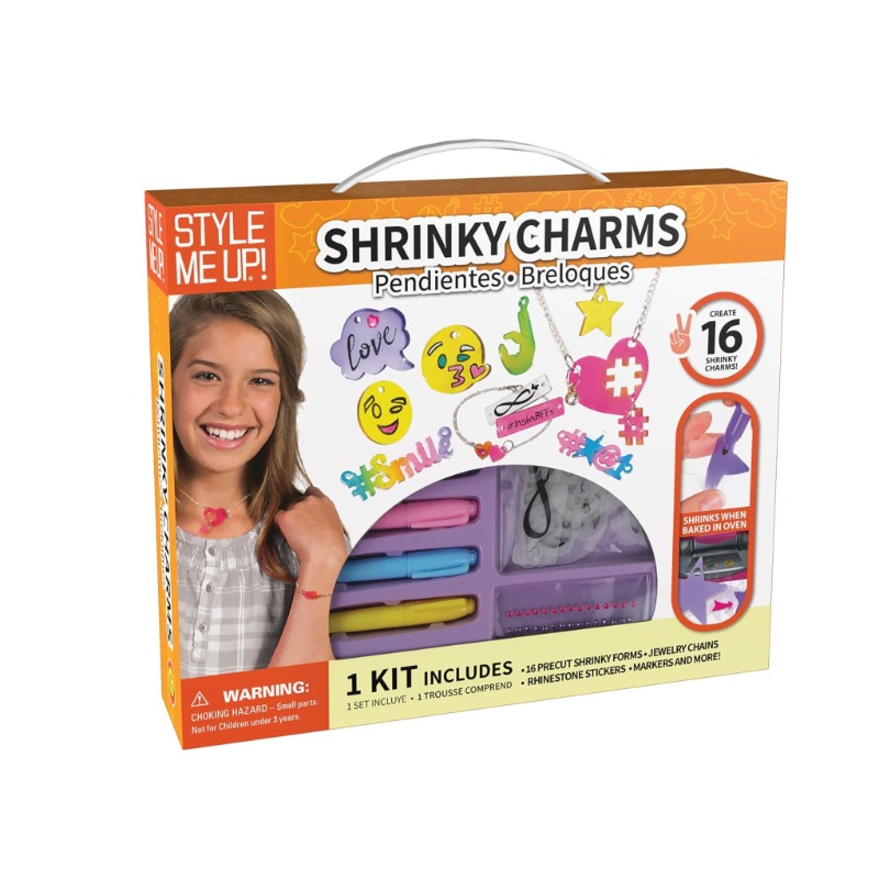 Spice Box Style Me Up Shrinky Charms Kids Crafting