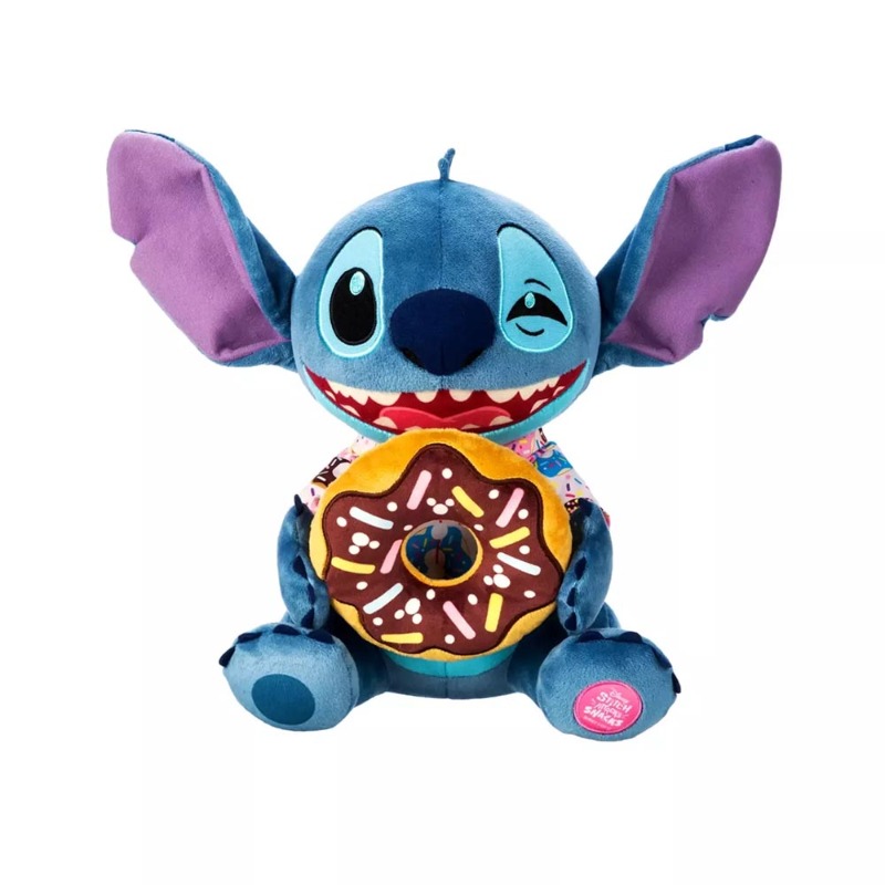 Disney Stitch Attacks Snacks Doughnut Medium Soft Toy