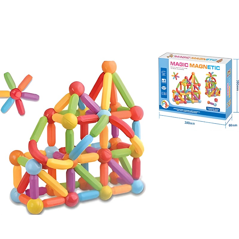 Magnetic Building Sticks Blocks